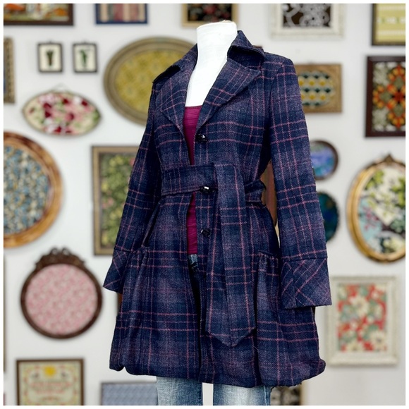 2007 Anthro “Bubbletweed Coat” by Sarah Berman - Picture 5 of 15